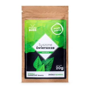 Chrupiące Świerszcze naturalne 20g FoodBugs